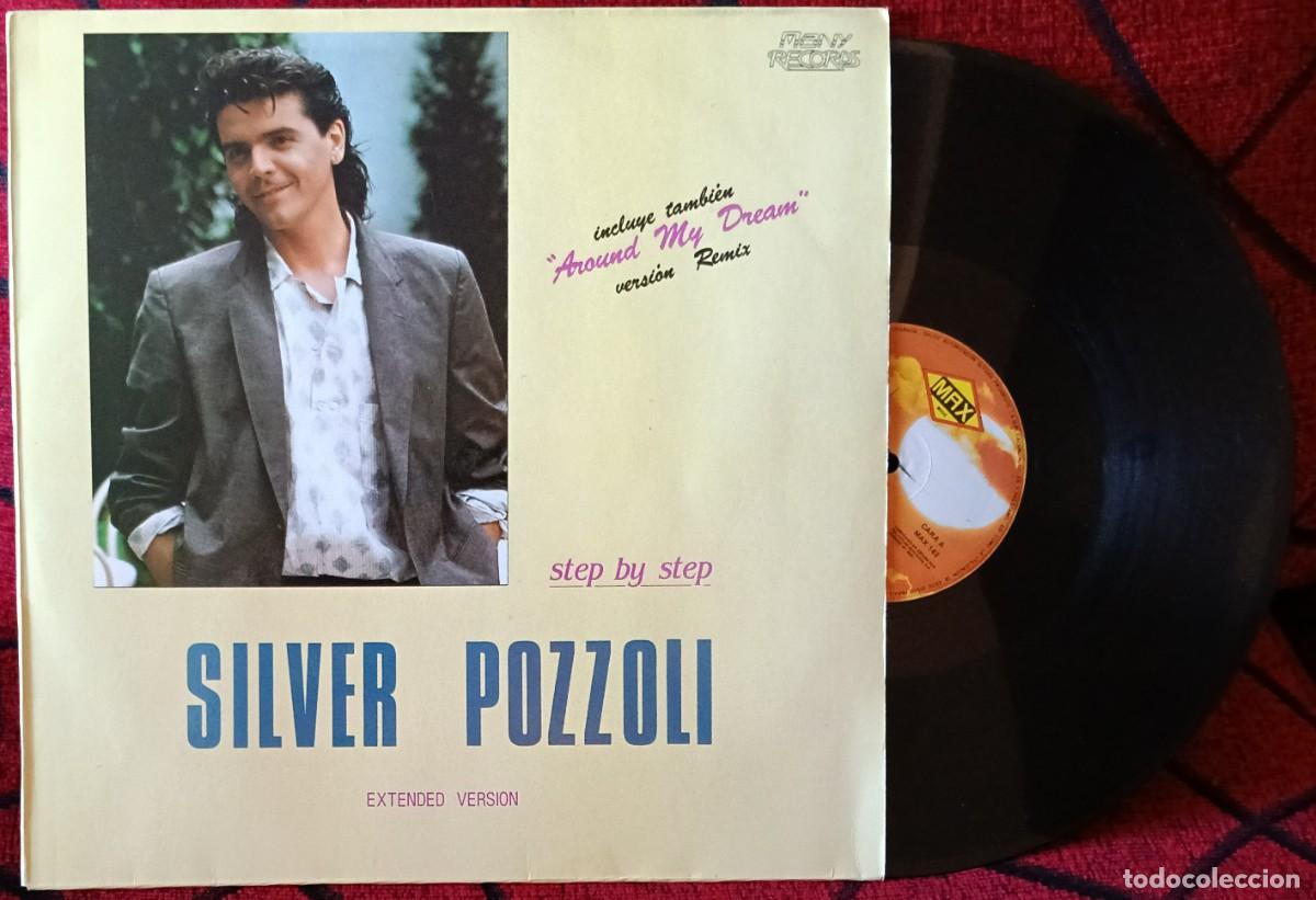 Discos de vinilo: SILVER POZZOLI ** Step By Step / Around My Dream ** 1985 MAXI SINGLE VINILO