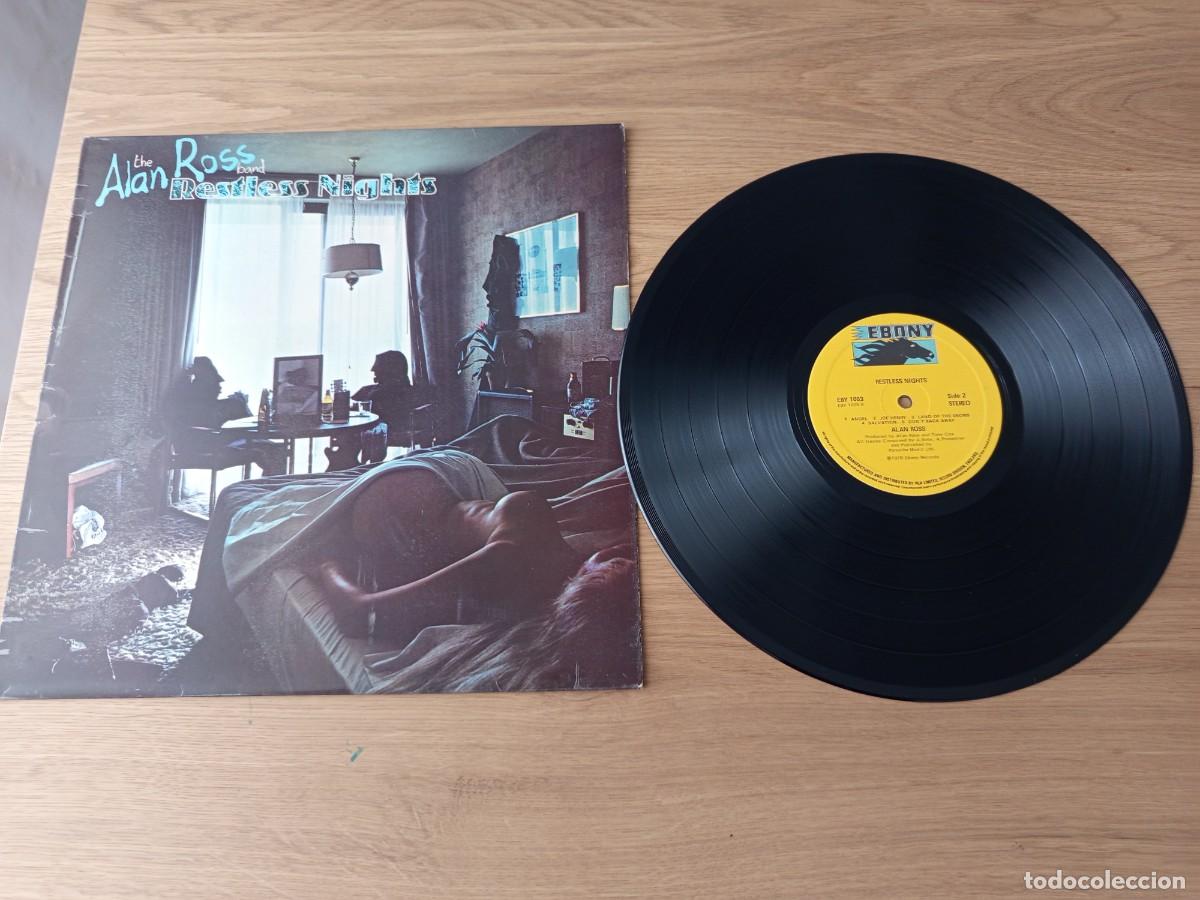 Dischi in vinile: GENIAL LP. THE ALAN ROSS BAND / RESTLESS NIGHTS / MADE IN ENGLAND 1978 / SELLO EBONY EBY 1003.