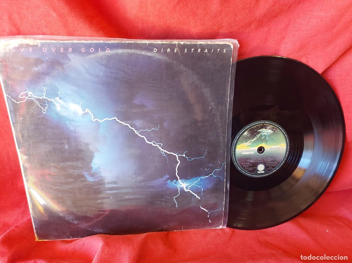 Discos de vinilo: LP DIRE STRAITS LOVE OVER GOLD , 1982 ESPA&Ntilde;A ( PEDIDOS MINIMOS 10 &euro; ) CAJA N.&ordm; 2 - LP