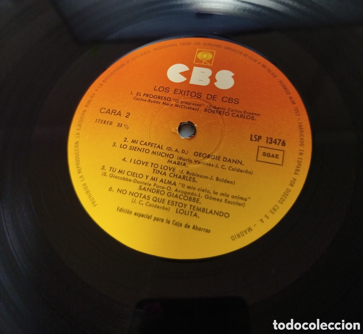 Discos de vinilo: Los &eacute;xitos de CBS. VV.AA. - Foto 3