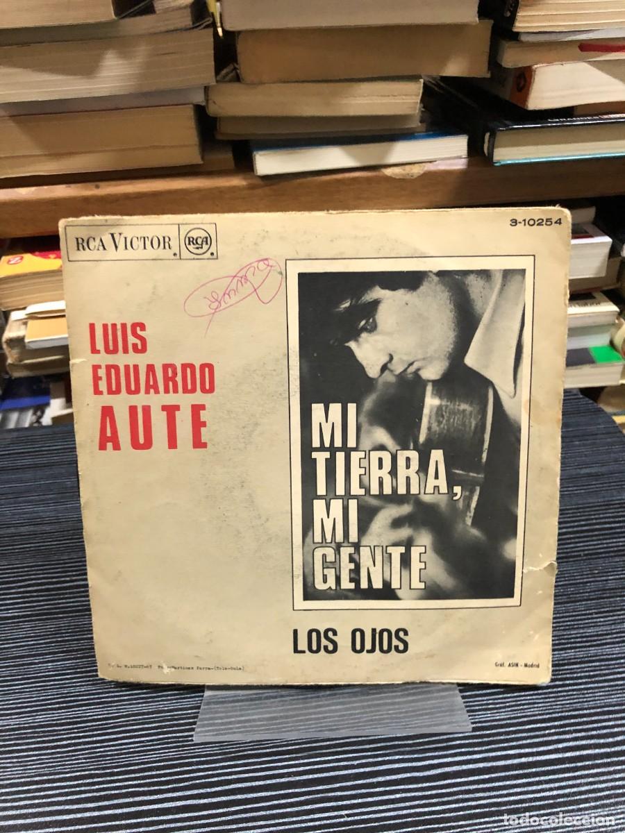Vinyl records: Mi tierra, mi gente / Los ojos Luis Eduardo Aute