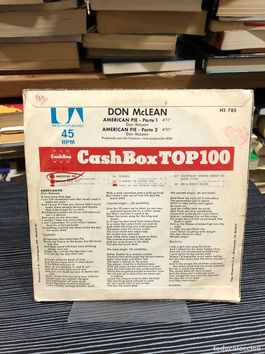 Discos de vinilo: American Pie Don McLean - Foto 2