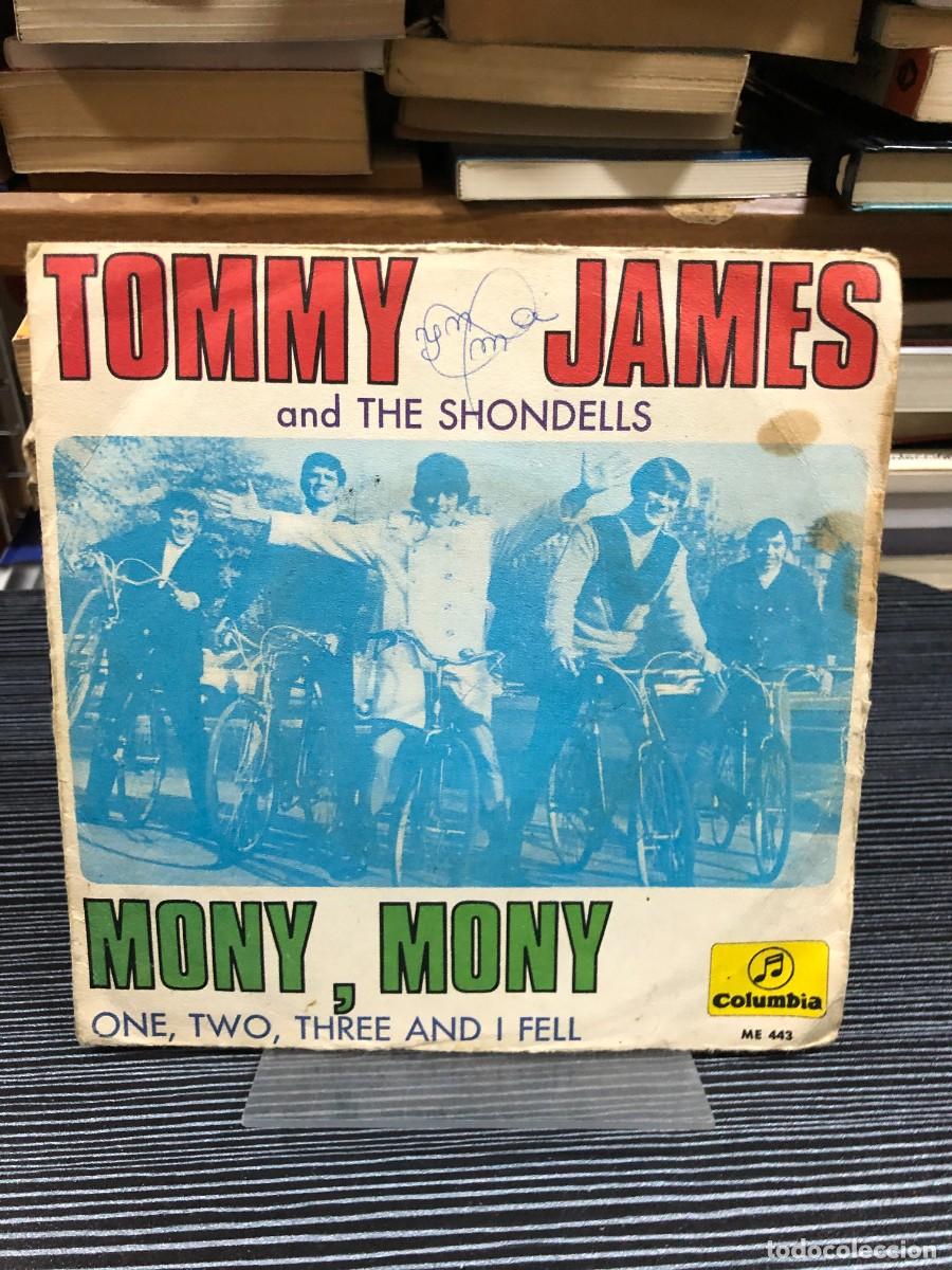 Discos de vinilo: Mony, Mony / One, Two, Three and I Fell Tommy James and The Shondells