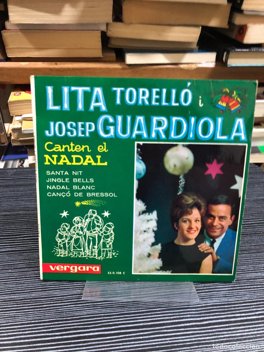 Discos de vinilo: Canten el Nadal (Santa Nit, Jingle Bells...) Lita Torell&oacute; i Josep Guardiola