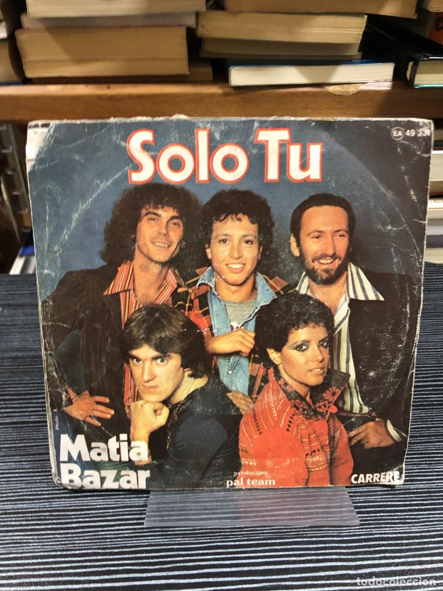 Discos de vinilo: Solo Tu (Versi&oacute;n Originale N.&ordm; 1 Italie) Matia Bazar