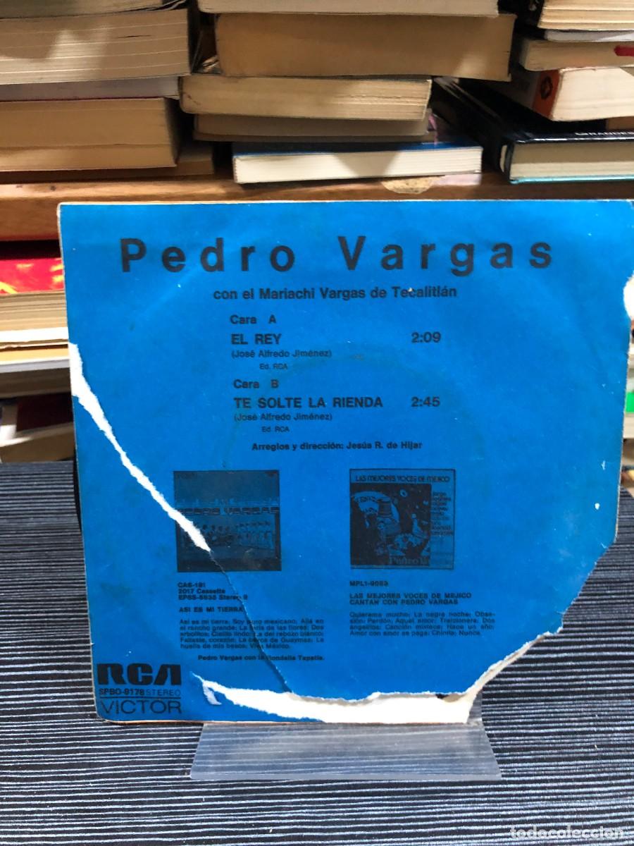 Discos de vinilo: El Rey (Versi&oacute;n Original) Pedro Vargas - Foto 2
