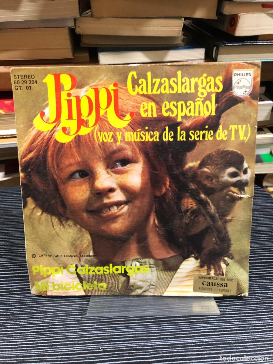 Discos de vinilo: Pippi Calzaslargas en espa&ntilde;ol (Banda sonora de la serie de TV) Varios / Astrid Lindgren