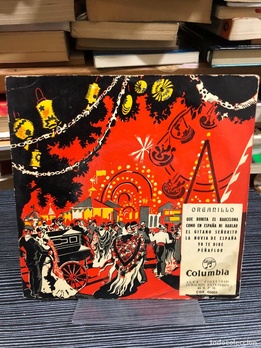 Discos de vinilo: Organillo: Qu&eacute; bonita es Barcelona / Como en Espa&ntilde;a ni hablar... Varios (M&uacute;sica tradicional / Columb