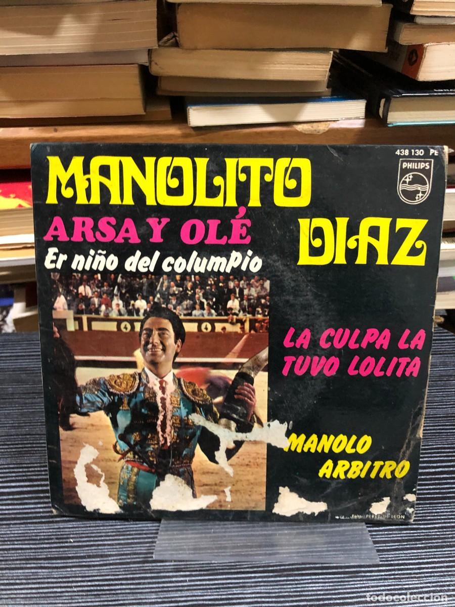 Discos de vinilo: Arsa y Ol&eacute; / Er ni&ntilde;o del columpio Manolito D&iacute;az