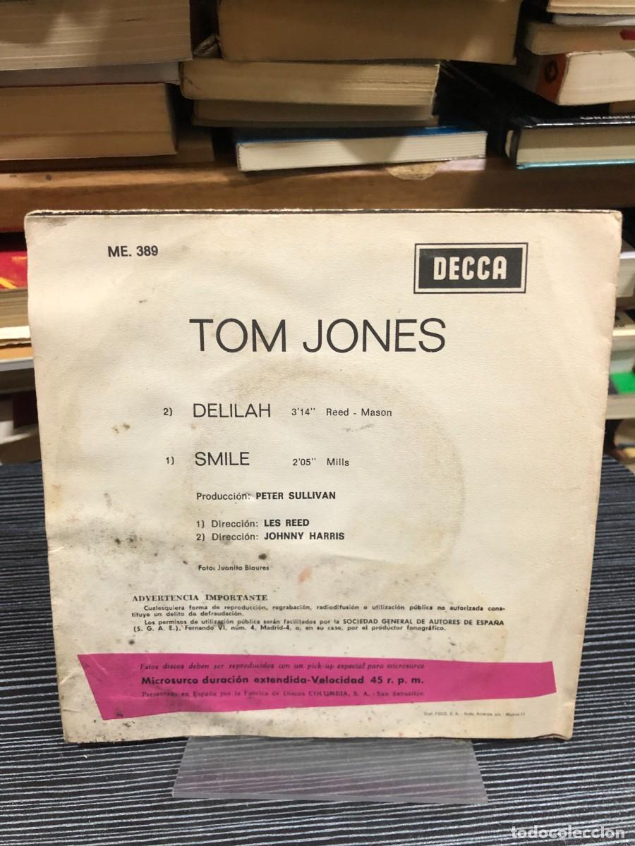 Discos de vinilo: Delilah / Smile Tom Jones - Foto 2
