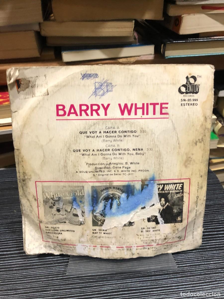 Discos de vinilo: Qu&eacute; voy a hacer contigo Barry White - Foto 2