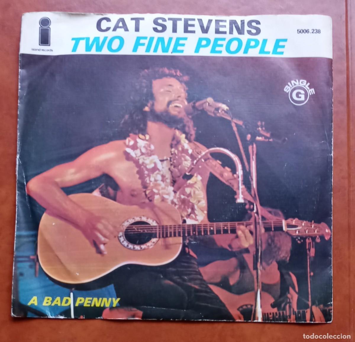 Discos de vinilo: Cat Stevens. Two Fine People. Vinil