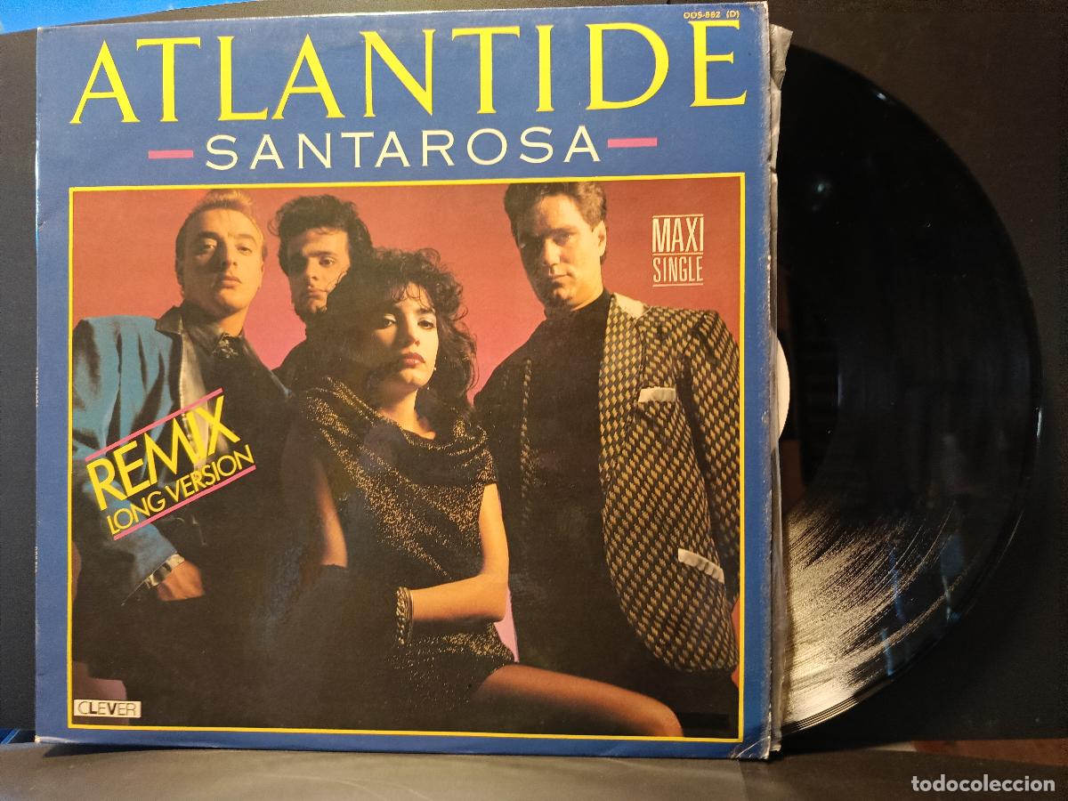 Discos de vinil: maxi - santarosa - atlantide / instrumental version - promocional, zafiro 1986 PEPETO