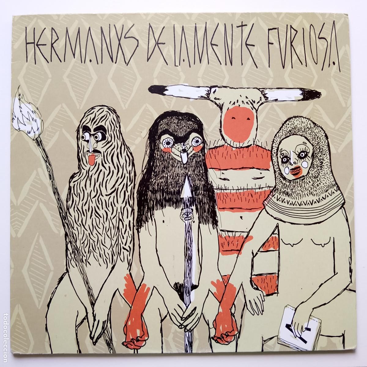 Discos de vinilo: Hermanxs De La Mente Furiosa-Agitadorxs (LP 2013) punk Hardcore Argentina. Fugazi, Jawbox...