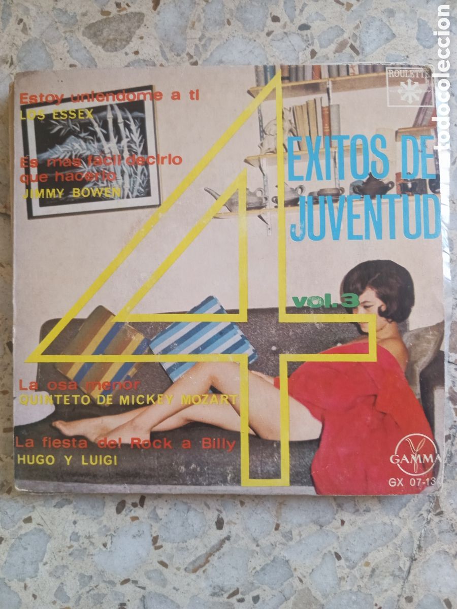 Discos de vinilo: EP 4 EXITOS DE JUVENTUD VOL 3 ES MAS FACIL DECIRLO QUE HACERLO LOS ESSEX EDICION MEXICO