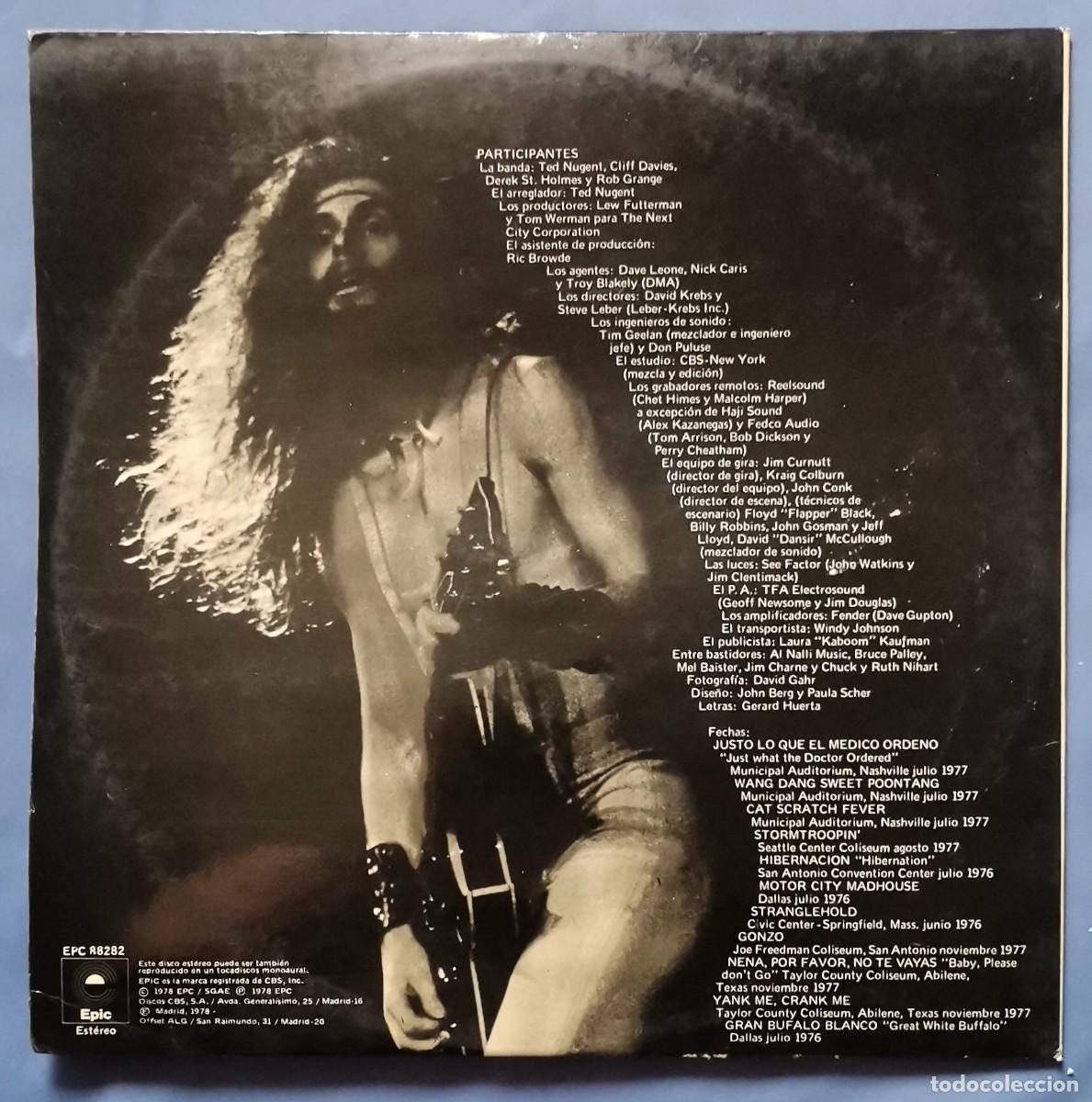 Discos de vinilo: Ted Nugent &ndash; Double Live Gonzo! 2xLP - Foto 3