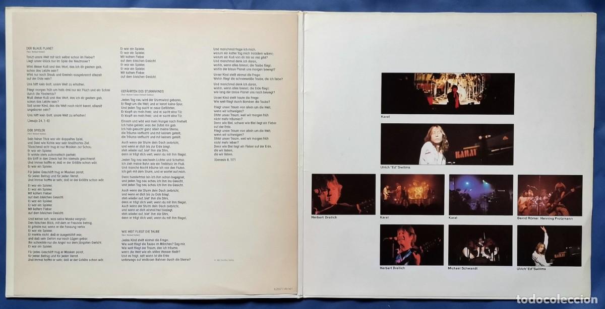 Discos de vinilo: Karat - Der Blaue Planet LP gatefold 1983 - Foto 2