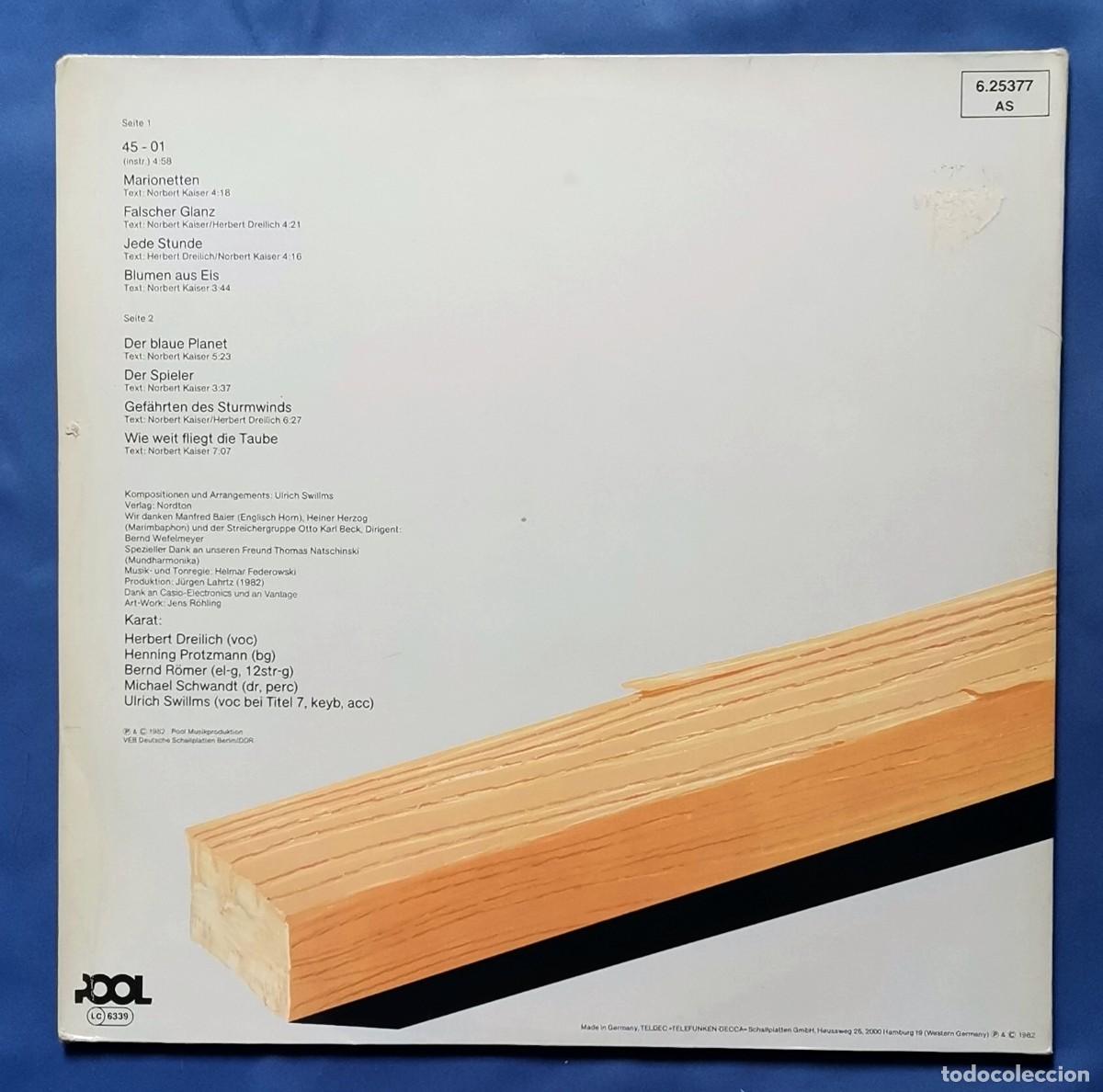 Discos de vinilo: Karat - Der Blaue Planet LP gatefold 1983 - Foto 3