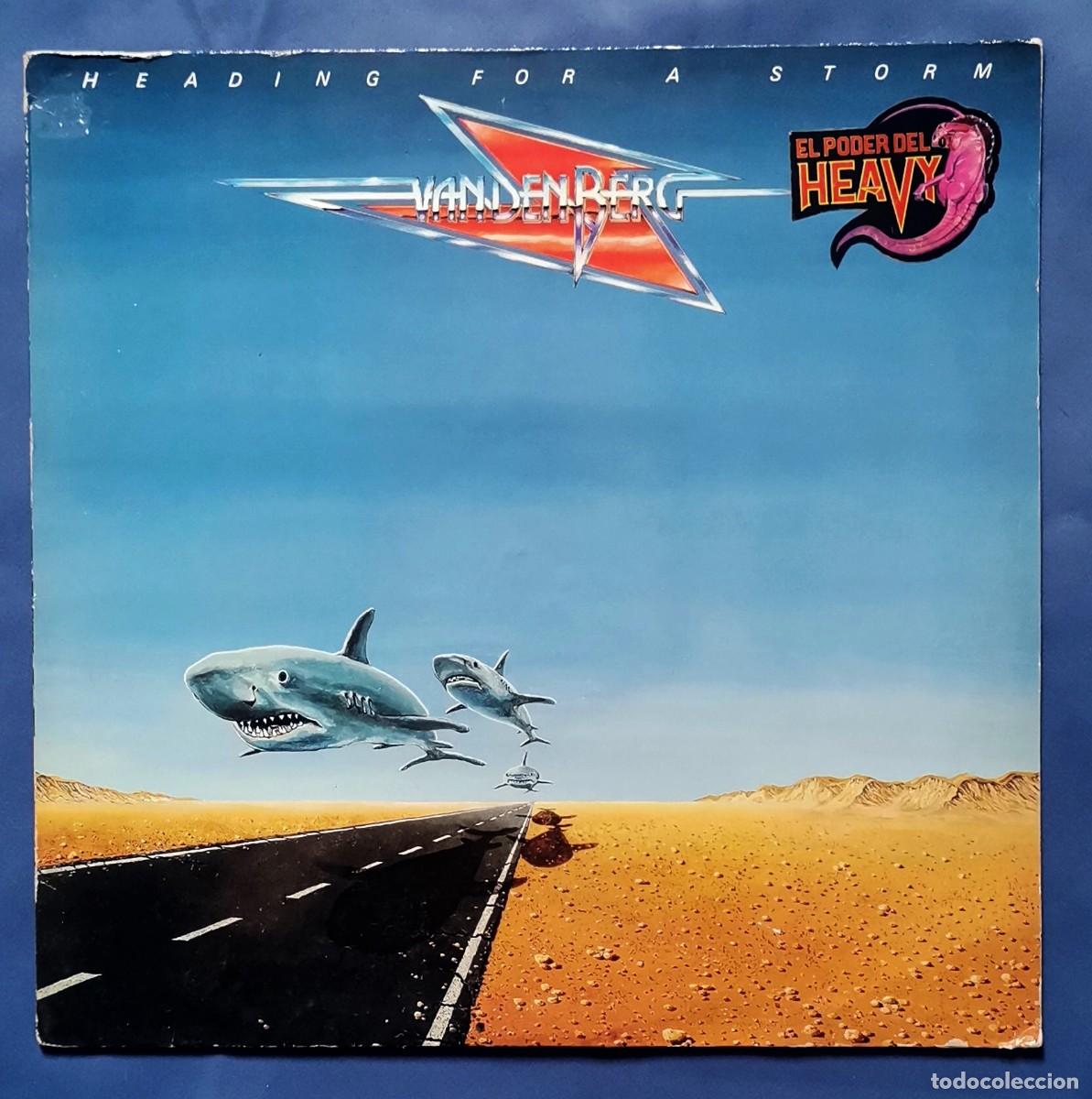 Discos de vinilo: Vandenberg - Heading For A Storm LP 1983 incl. encarte