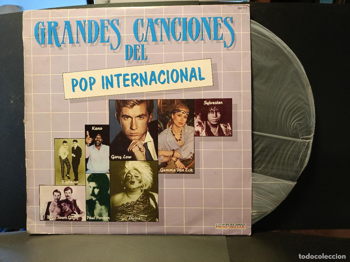 Discos de vinilo: GRANDES CANCIONES POP INTERNACIONAL LP 1983 SPAIN Gary Low+Divine+Kano+PArker+Van PEPETO