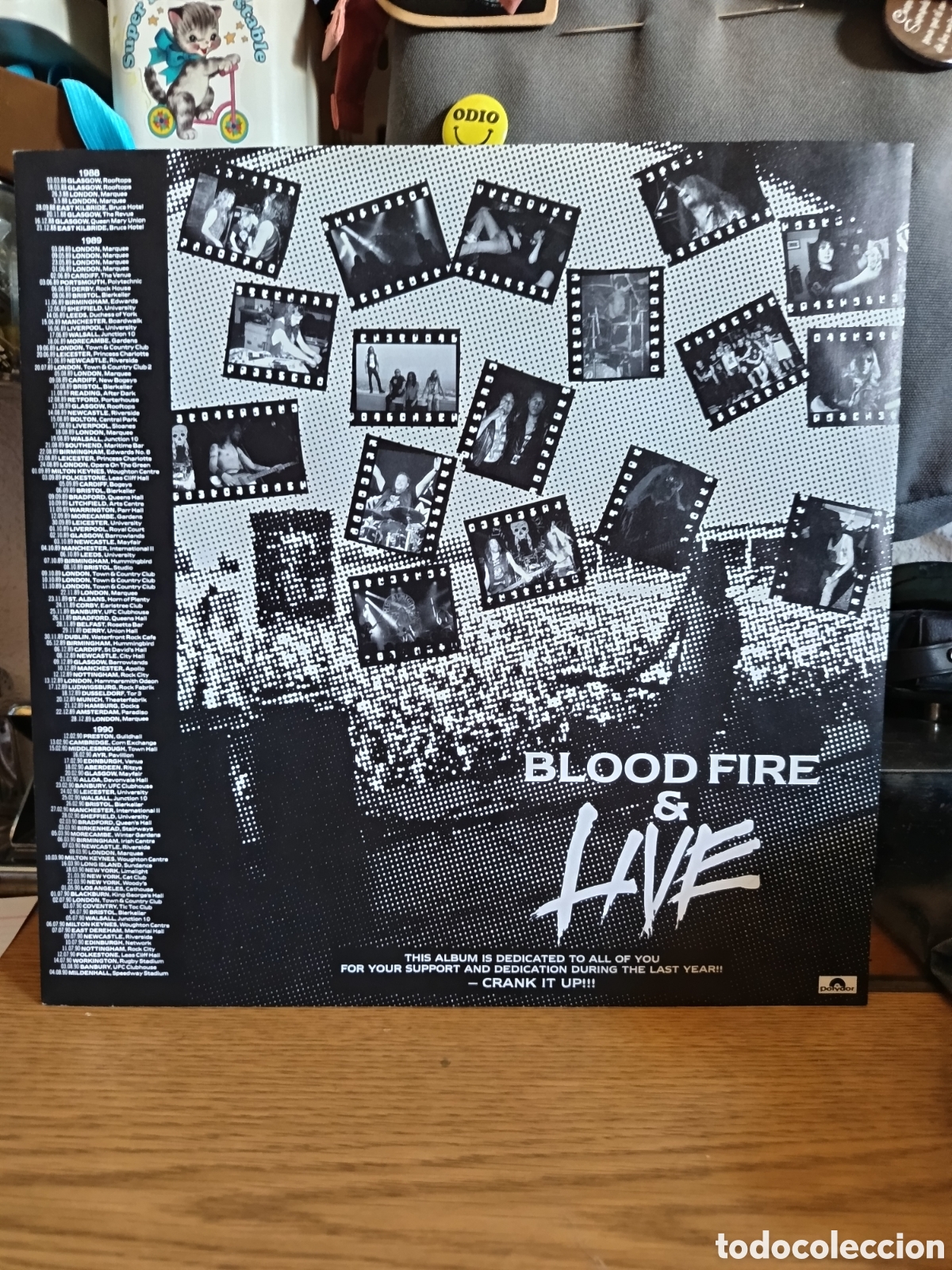 Discos de vinilo: The almigthy Blood, fire & live lp - Foto 3