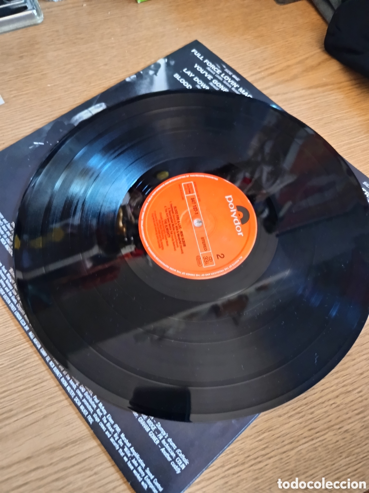 Discos de vinilo: The almigthy Blood, fire & live lp - Foto 5
