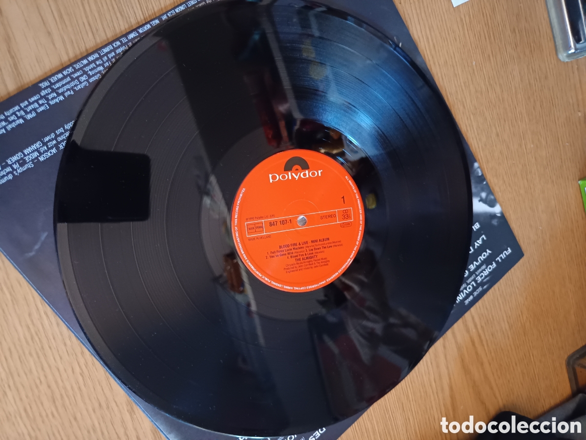 Discos de vinilo: The almigthy Blood, fire & live lp - Foto 6