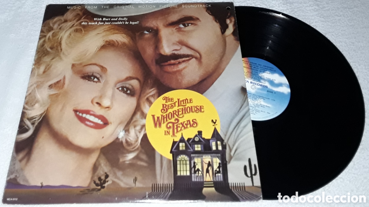 Discos de vinilo: LP - DOLLY PARTON - THE BEST OF WHOREHOUSE IN TEXAS - MADE IN USA 1982