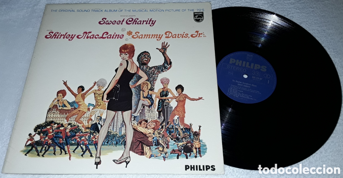 Discos de vinilo: LP- SWEET CHARITY - SHIRLEY MACLINE / SAMMY DAVIS JR - GATEFOLD - MADE IN HOLLAND