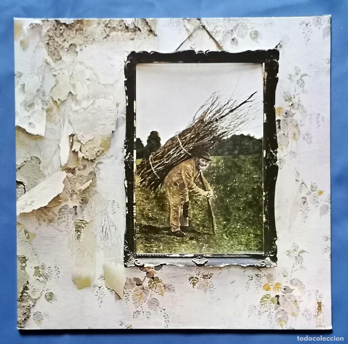 Discos de vinilo: Led Zeppelin - IV LP gatefold reedicion alemana 1991 incl. encarte MUY BUEN ESTADO