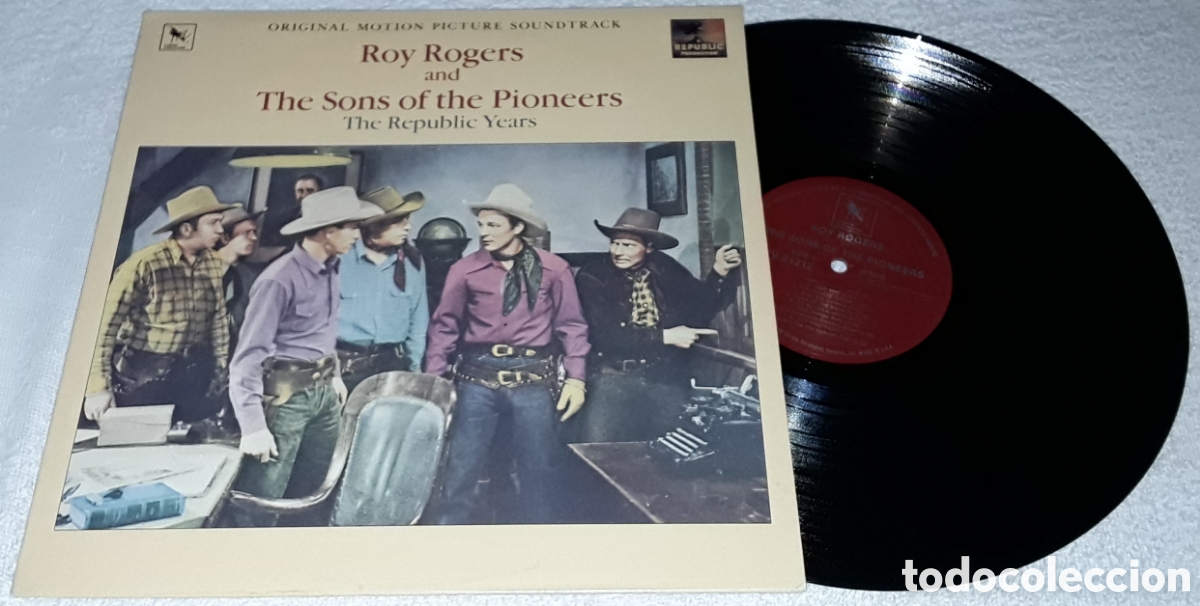 Discos de vinilo: LP- ROY ROGERS AND THE SONS OF THE PIONEERS - THE REPUBLIC YEARS - MADE IN USA 1984 - ROY ROGERS