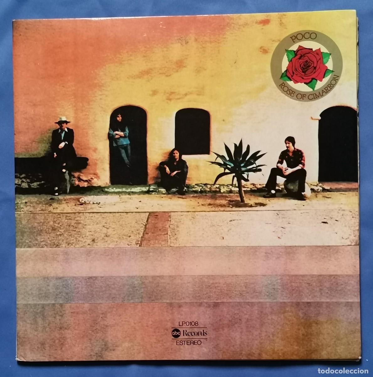 Discos de vinilo: Poco - Rose Of Cimarron LP gatefold 1976 Espa&ntilde;a country rock