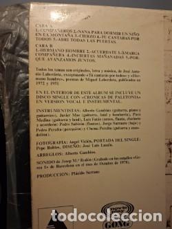 Discos de vinilo: DOBLE LP DE LABORDETA : LP + SINGLE + ENCARTE - Foto 3