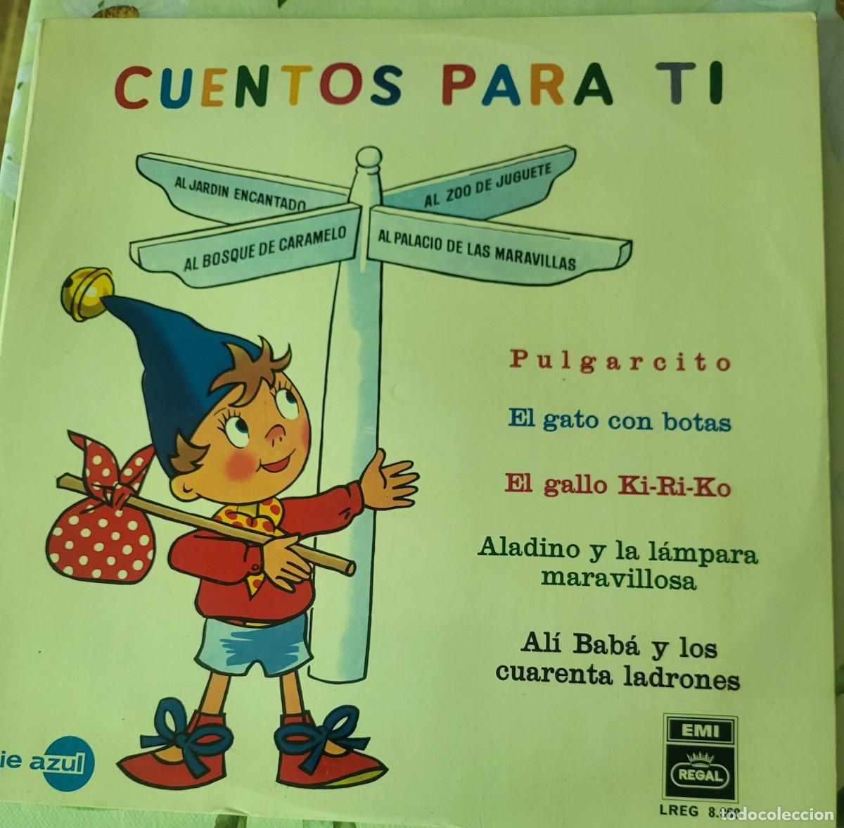 Discos de vinilo: Pulgarcito, El gato con botas...Lp sello Emi-Regal editado en Espa&ntilde;a a&ntilde;o 1968...