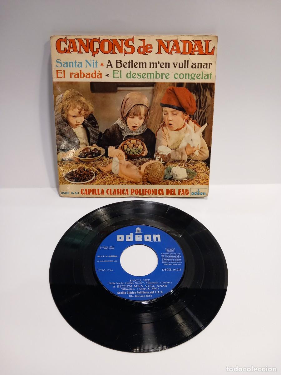 Discos de vinilo: CAN&Ccedil;ONS DE NADAL VINILO SINGLE CON DESPLEGABLE INTERIOR / COMPRA MIN&Iacute;MA 5 &euro;