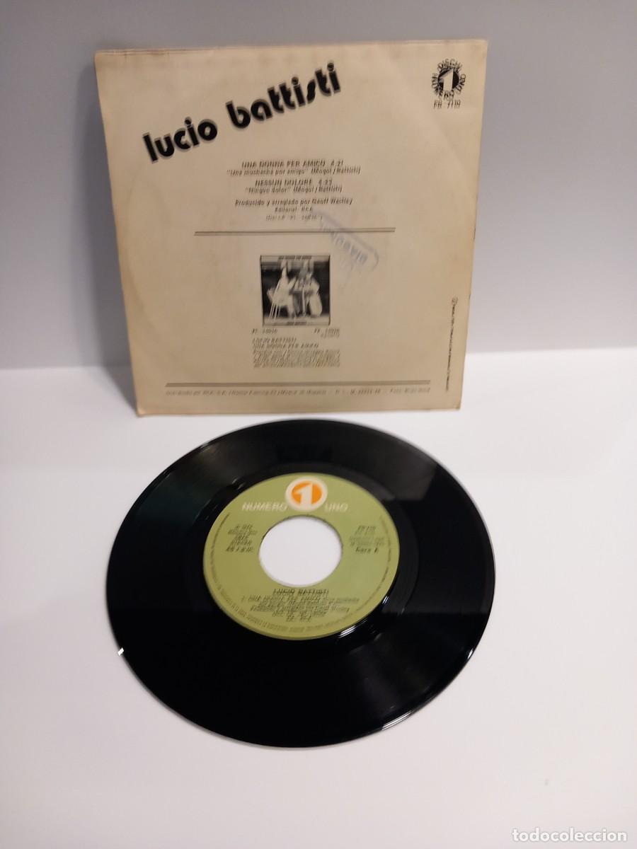 Discos de vinilo: LUCIO BATTISTI VINILO SINGLE / COMPRA MIN&Iacute;MA 5 &euro; - Foto 2