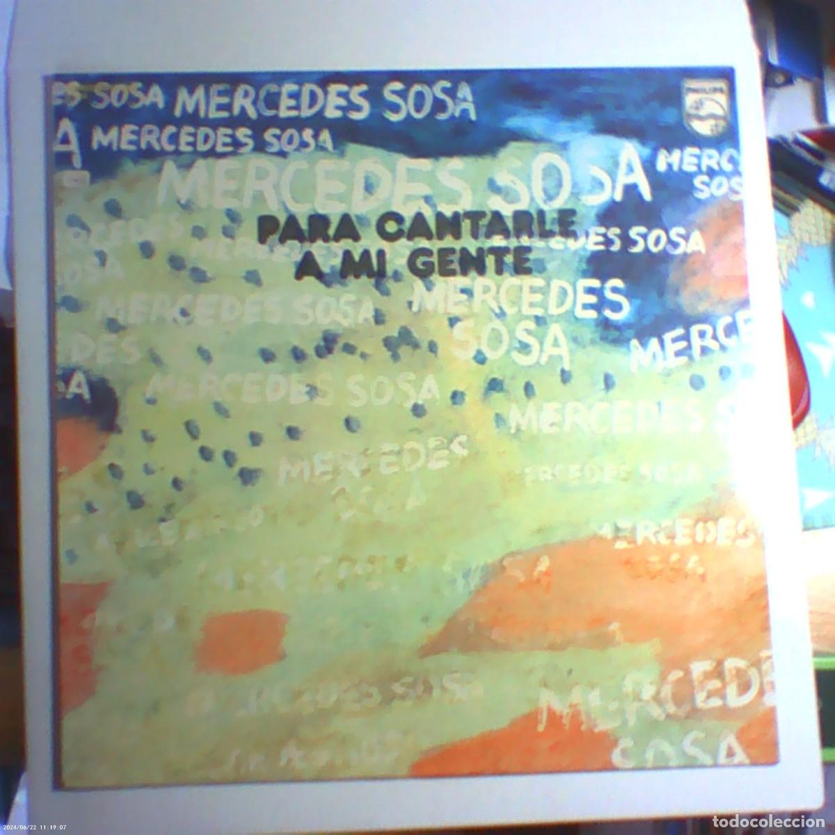 Discos de vinilo: lp mercedes sosa. para cantarle a mi gente. philips 1977 spain (buen estado)