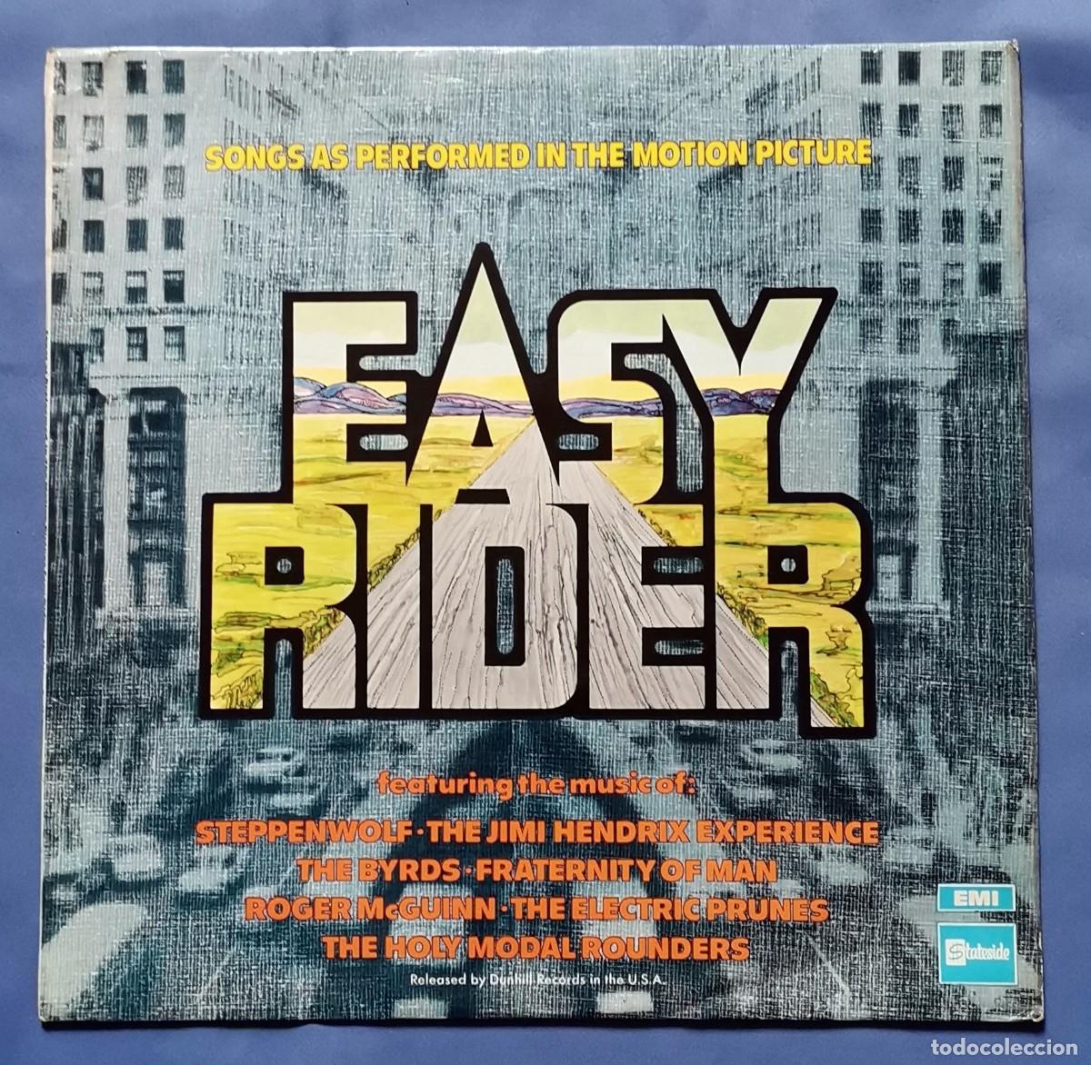 Discos de vinilo: Easy Rider LP UK The Jimi Hendrix Experience, Steppenwolf, etc