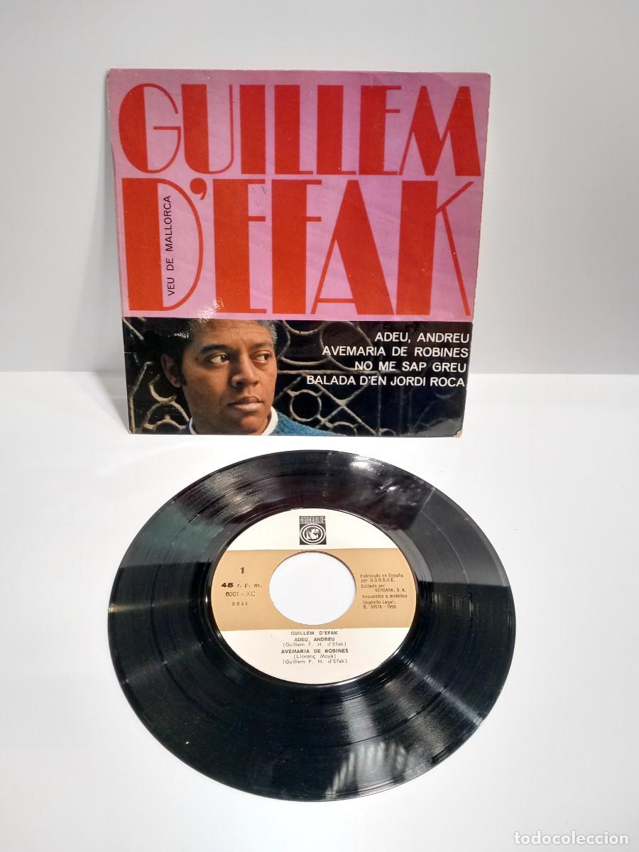 Discos de vinilo: GUILLEM D&acute;EFAK VINILO SINGLE / COMPRA MIN&Iacute;MA 5 &euro; - Foto 1