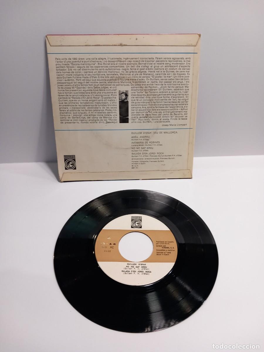Discos de vinilo: GUILLEM D&acute;EFAK VINILO SINGLE / COMPRA MIN&Iacute;MA 5 &euro; - Foto 2