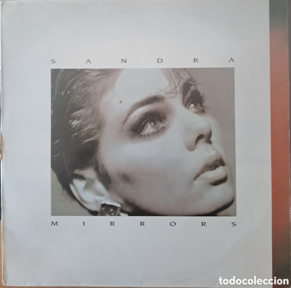 Discos de vinilo: Sandra Mirrors Virgin 1986 (LL-207 915 / DM 207 915A) Espa&ntilde;a LP, &Aacute;lbum (33 RPM) LA.4