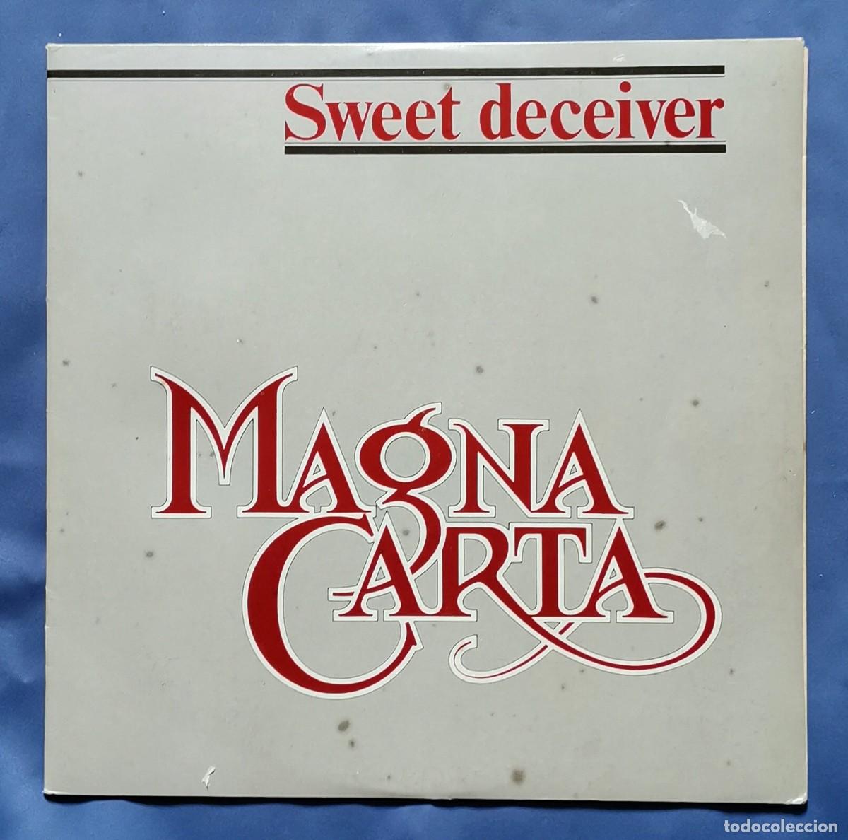 Discos de vinilo: Magna Carta - Sweet Deceiver LP 1983 Espa&ntilde;a incl. encarte