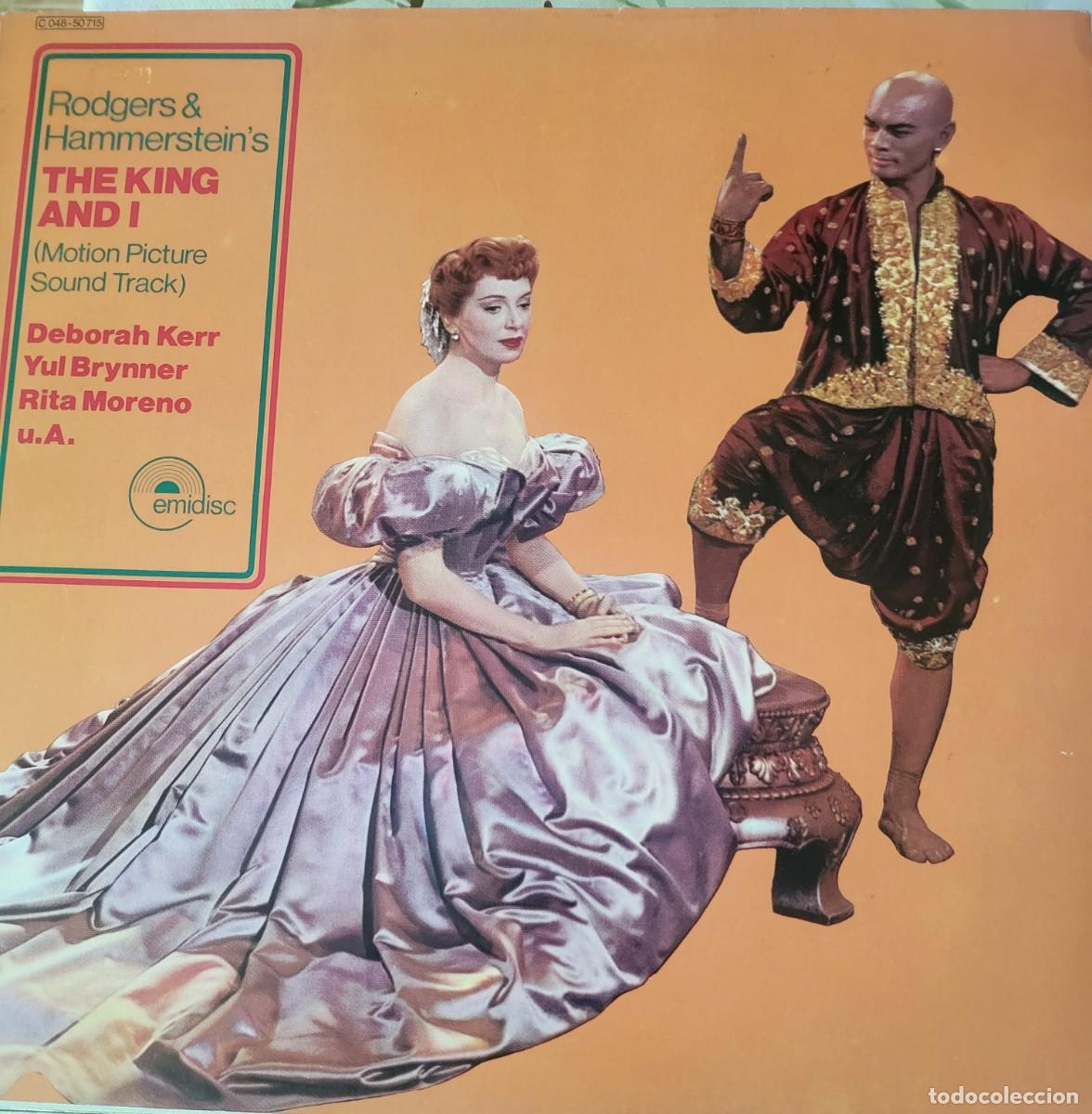 Discos de vinilo: Yul Brinner Lp sello Capitol editado en Alemania de la pel&iacute;cula El rey y yo...