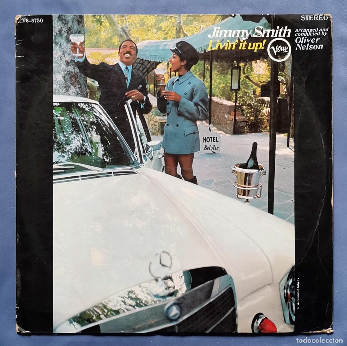 Discos de vinilo: Jimmy Smith &ndash; Livin' It Up! LP 1968 Espa&ntilde;a Soul jazz Verve Records