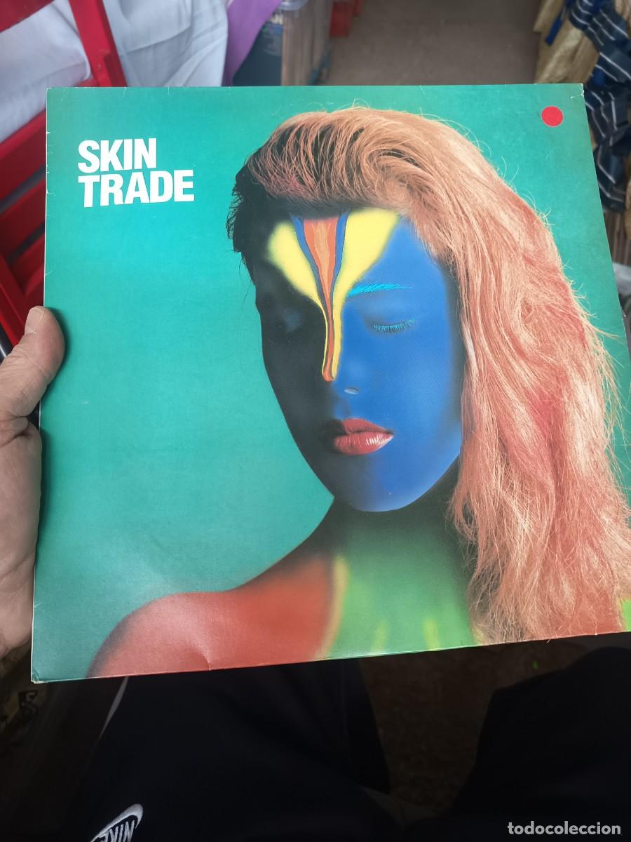 Discos de vinilo: LP SKIN TRADE,( BRASIL 1991) ,HARD ROCK,! UNICO EN TC!!