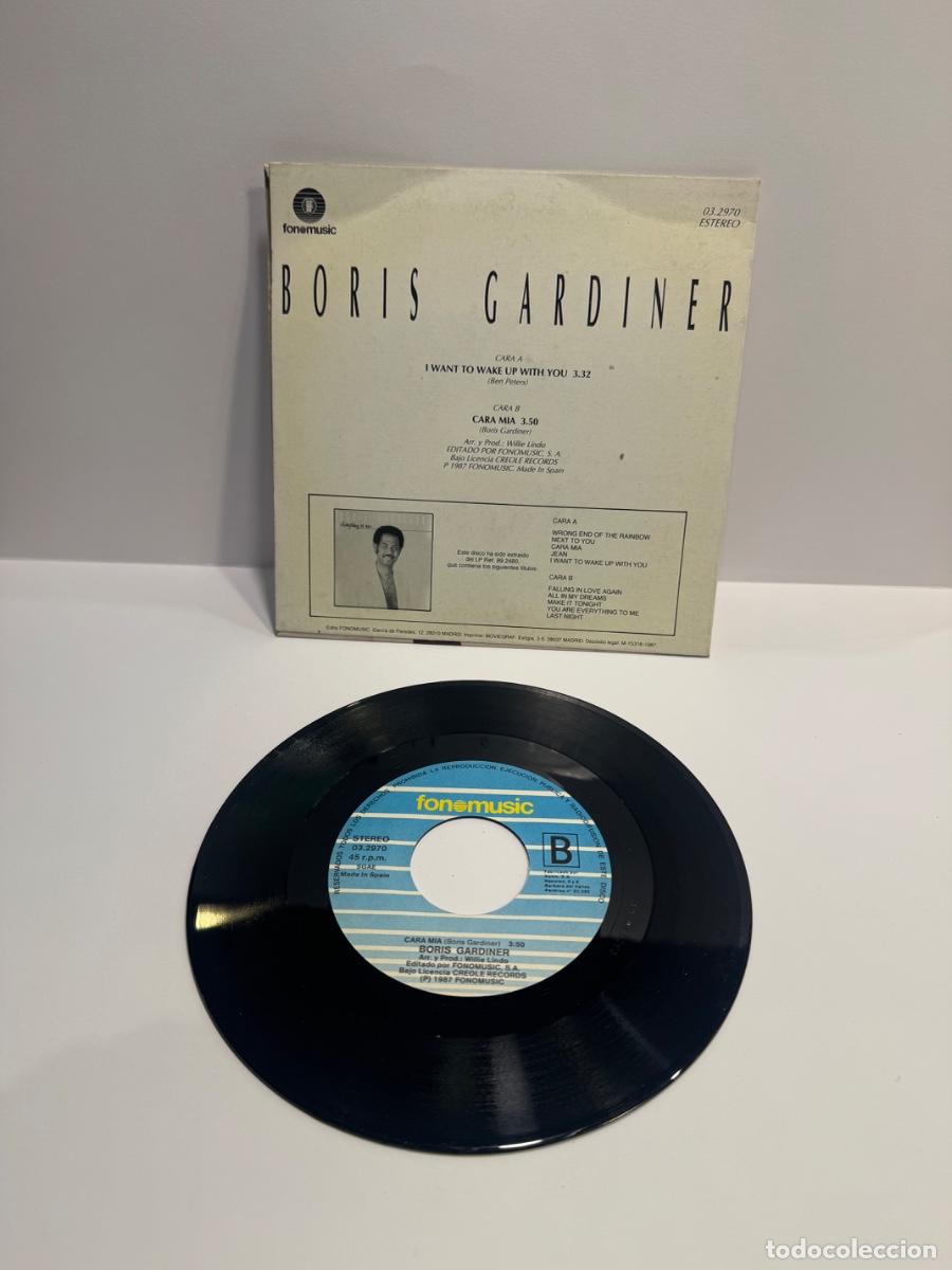 Discos de vinilo: BORIS GARDINER VINILO SINGLE / COMPRA MIN&Iacute;MA 5 &euro; - Foto 2