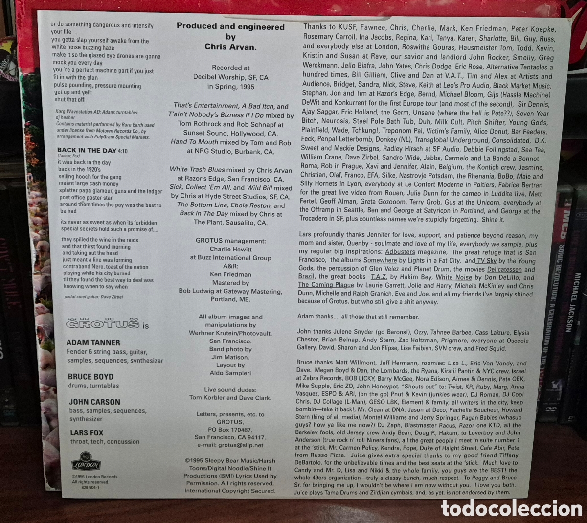 Discos de vinilo: Grotus &ndash; Mass LP 1996 - Foto 4