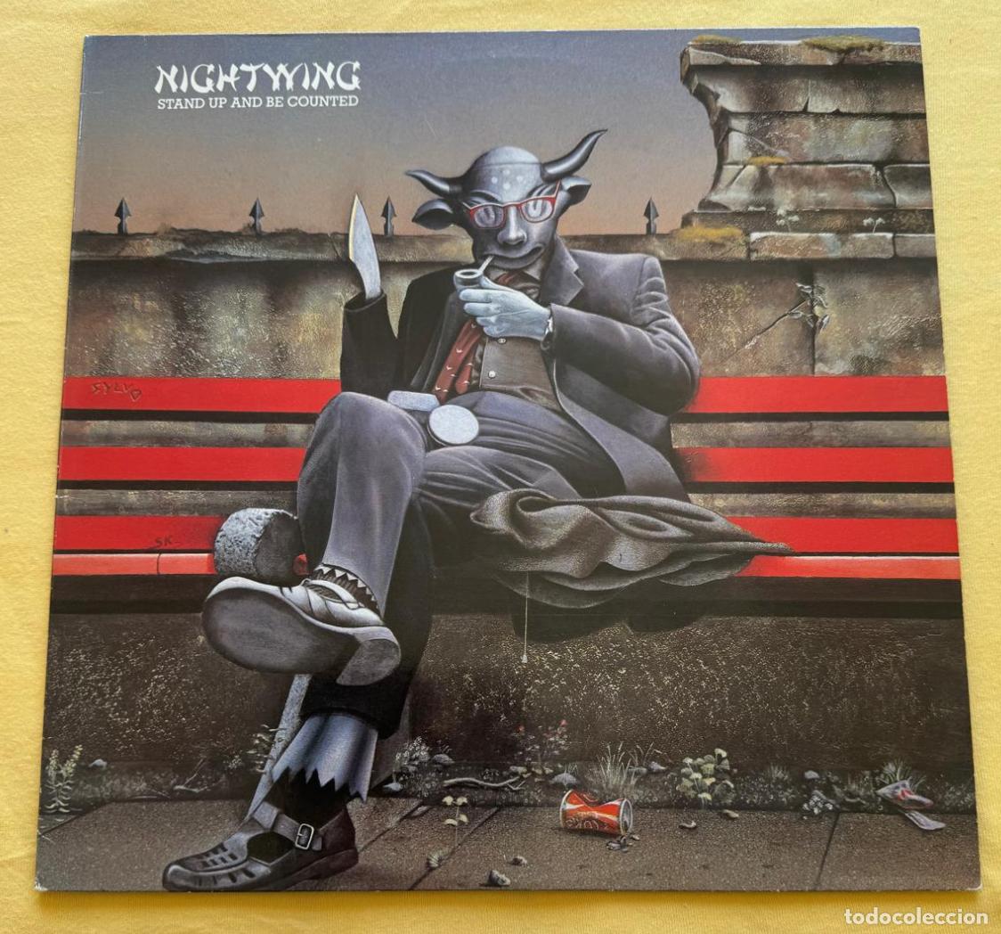Discos de vinil: nightwing 33t stand and be counted (1983 germany intercord) EX NM