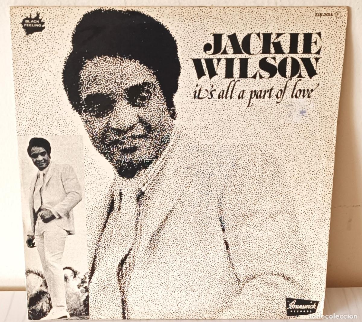 Discos de vinilo: JACKIE WILSON - IT&acute;S ALL A PART OF LOVE BRUNSWICK - 1975 PROMO
