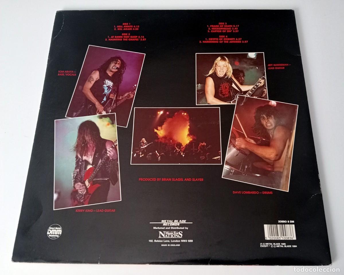 Discos de vinilo: LP SLAYER - HELL AWAITS - Foto 2